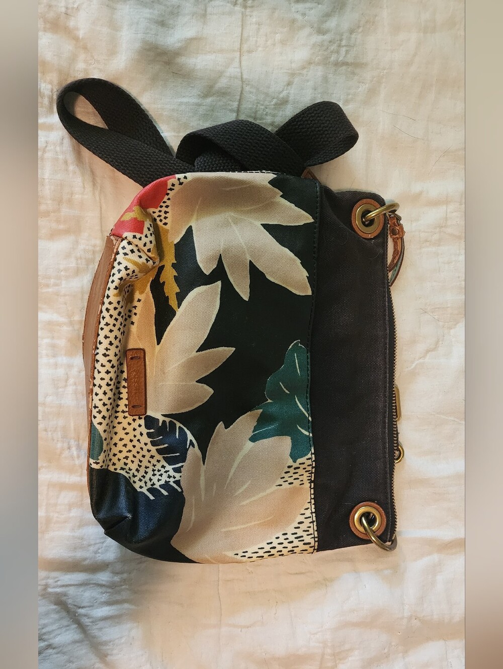 Fossil Purse Floral Canvas